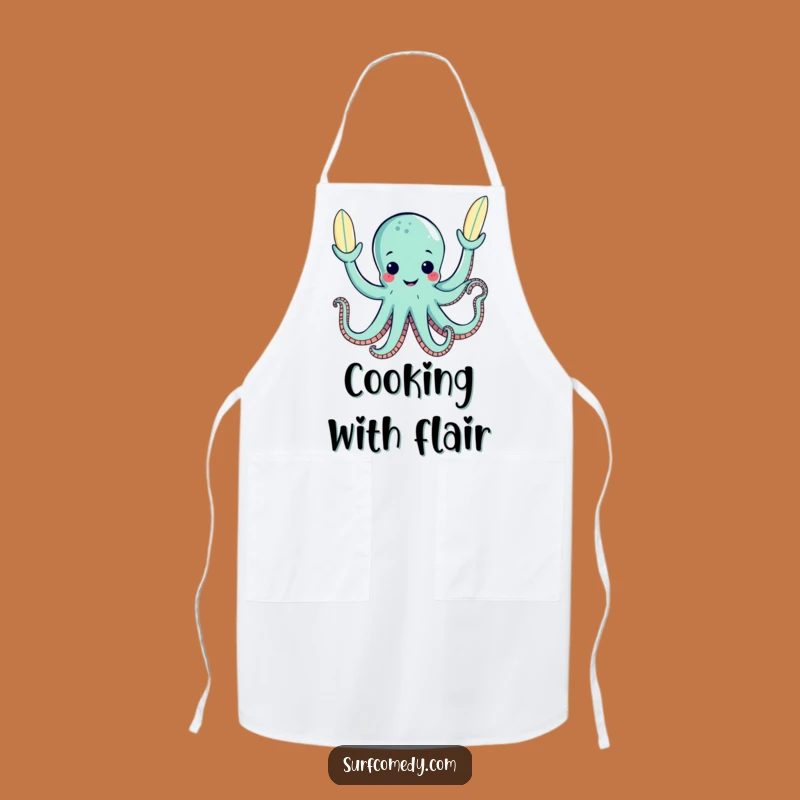 Funny Octopus Chef Apron: Master the Kitchen with This Hilarious Design!