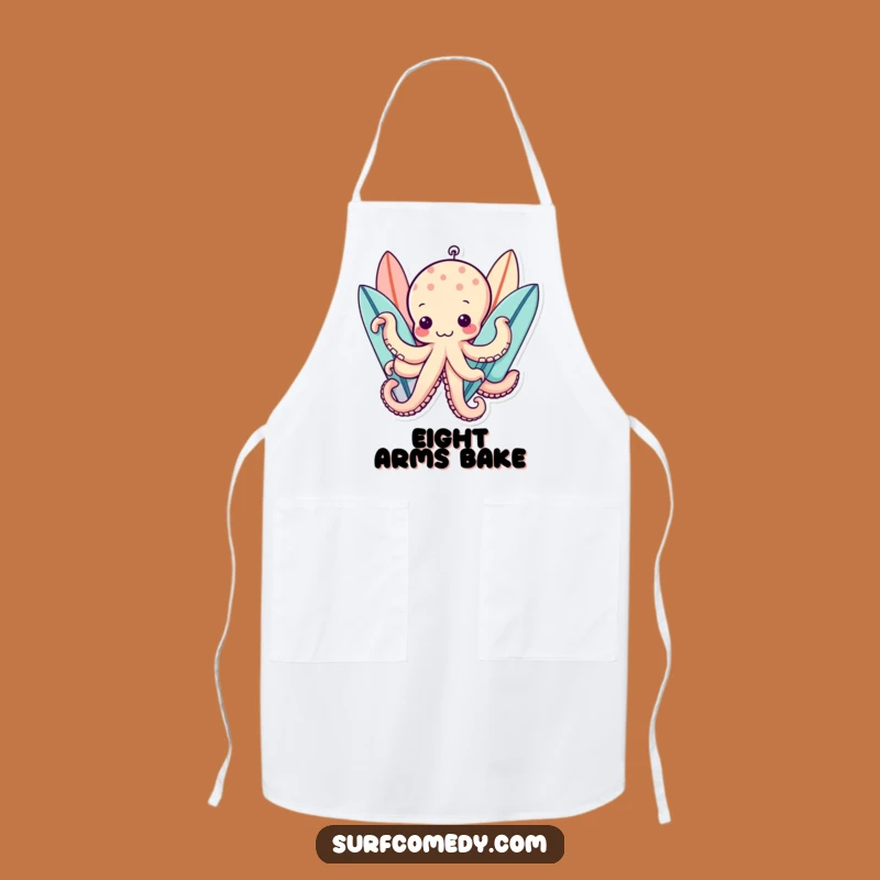 Funny Kawaii Octopus Apron - Multi-Tasking Kitchen Fun