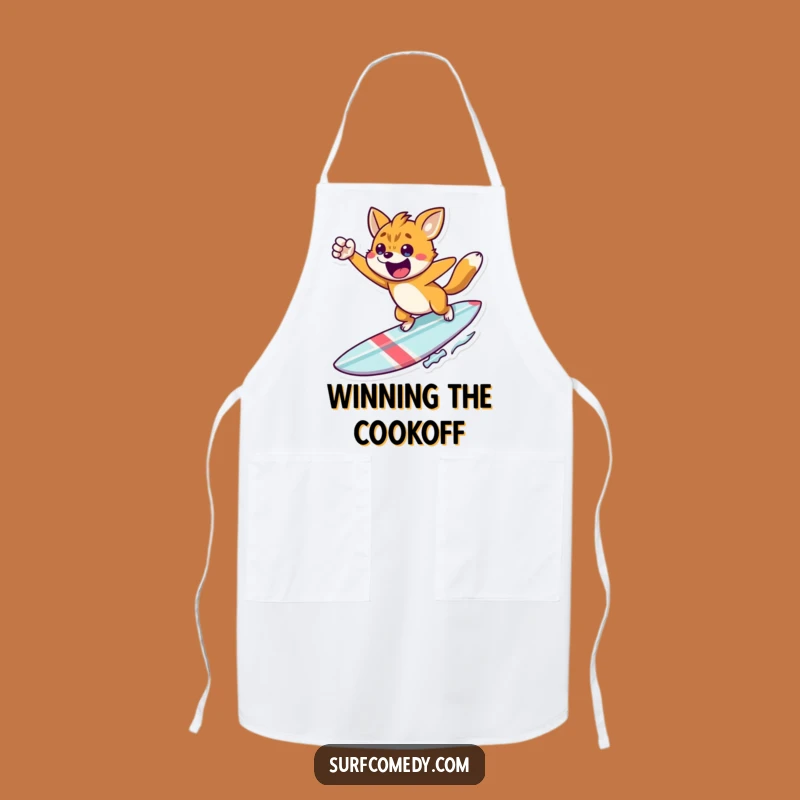Funny Champion Chef Apron - Cook Like a Winner, A Tasty Funny Gift