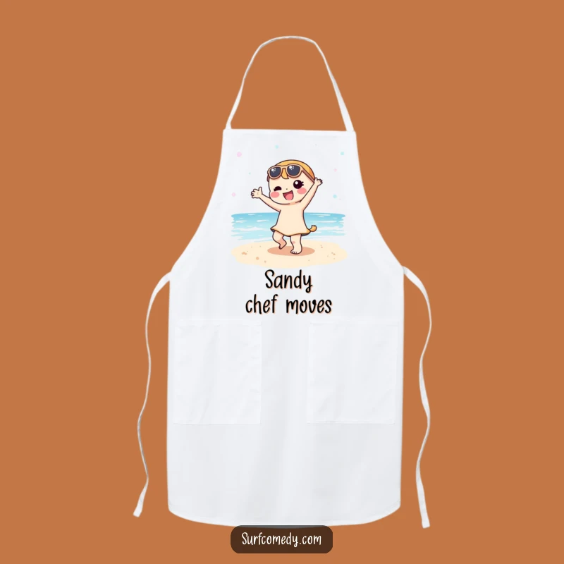 Funny Kawaii Beach Dancer Apron - Hilarious Kitchen Wear for Fun Cooks