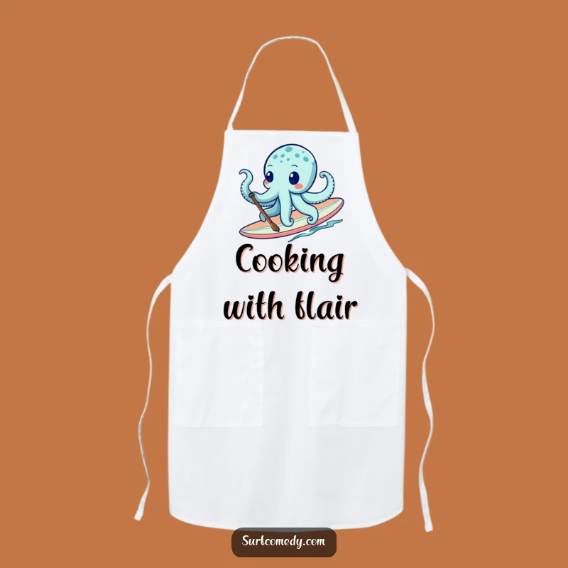 Funny Octopus Chef Apron - Hilarious Kitchen Wear & Culinary Gift