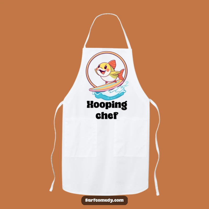 Funny Fish Hoop Apron - Hilarious Chef Wear & Performance Gift