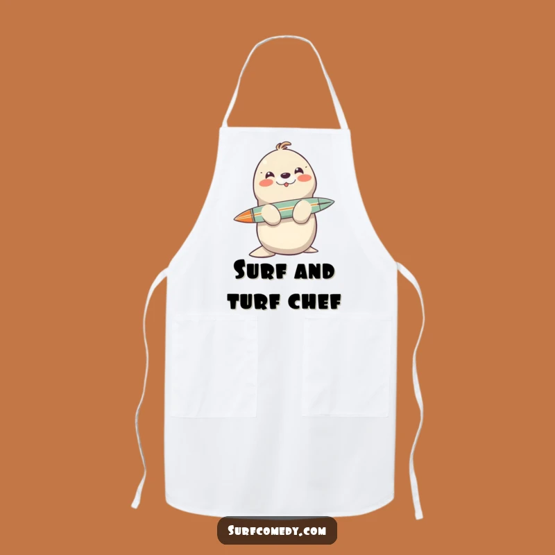 Funny Seal Chef Apron: Hilarious Kitchen Helper, Perfect Gift for Cooking Comedians!