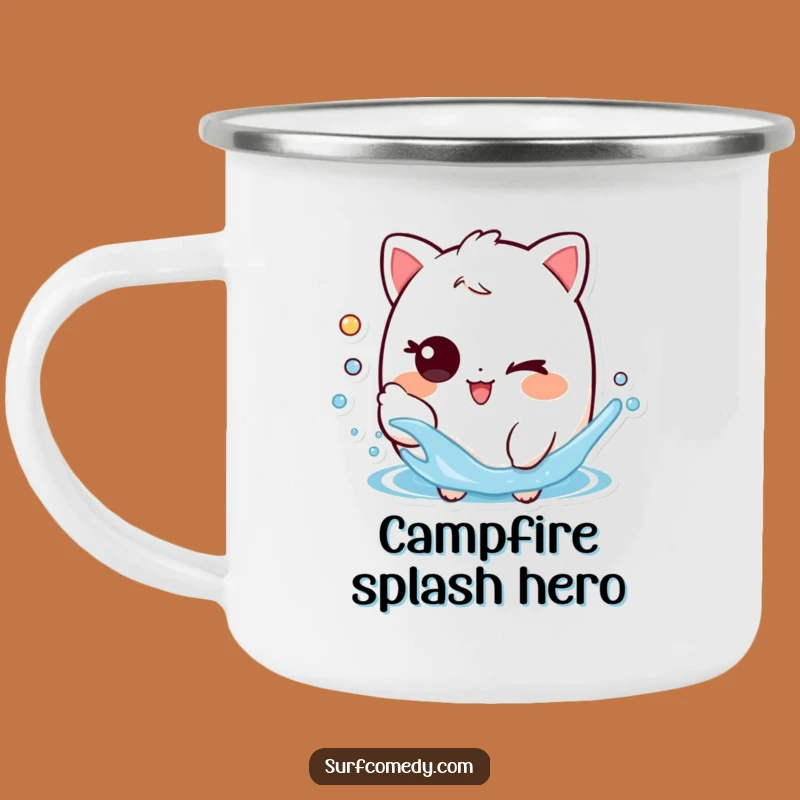 Funny Water Splasher Camping Mug: Durable Wink for Outdoor Fun