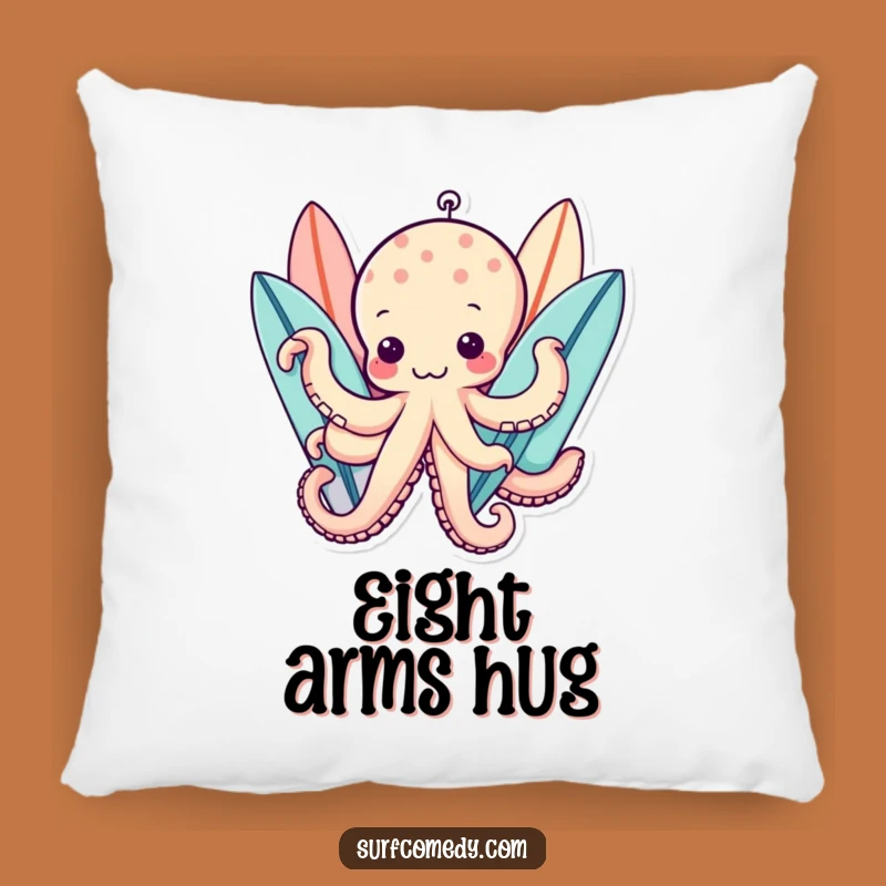 Funny Kawaii Octopus Pillow - Comfy Multi-Board Cuddle Buddy