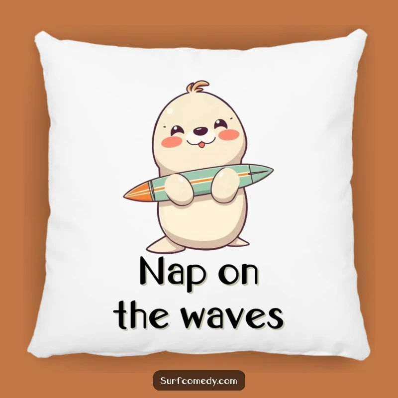 Funny Seal Balance Pillow: Comfy Cuddles with This Hilarious Ocean Friend, Great Gift!