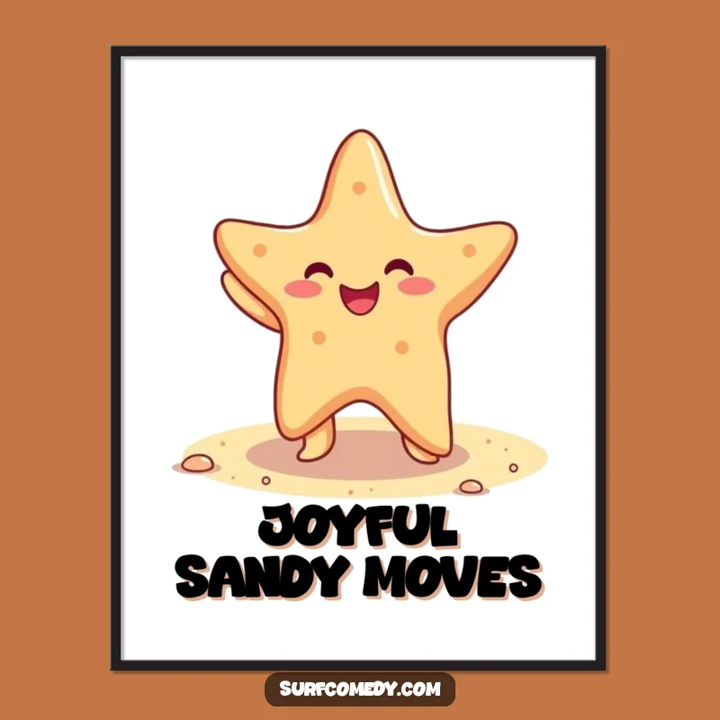 Funny Starfish Digital Art: Instant Beachy Joy!