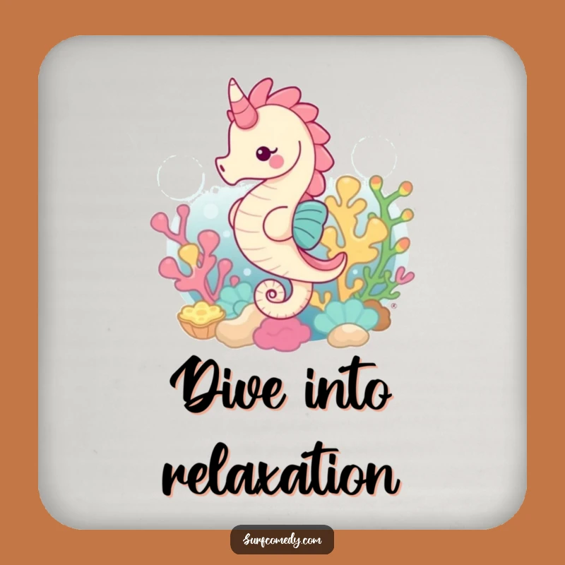 Funny Seahorse Coasters: Protect Surfaces with Underwater Elegance!