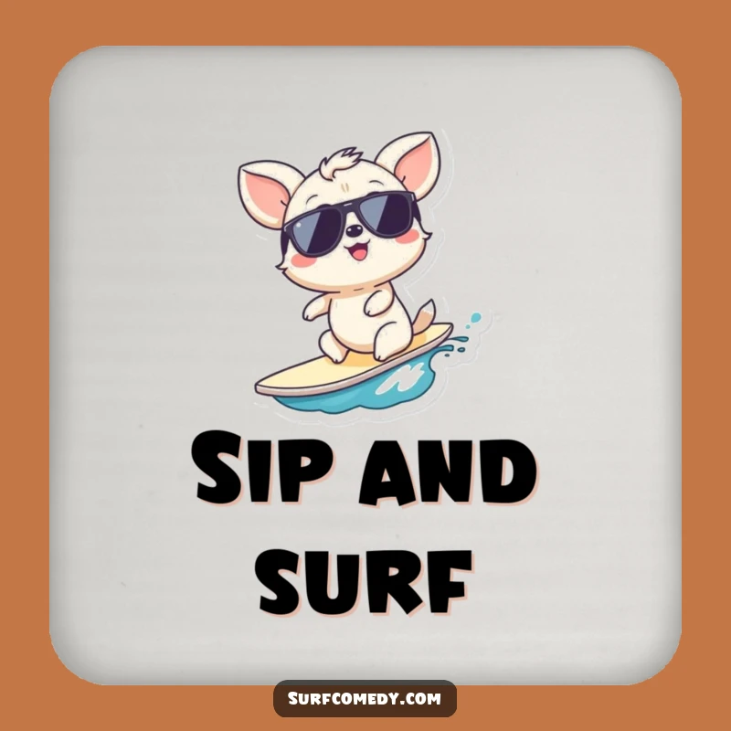 Funny Wave Rider Coaster - Protect Your Drink, A Tiny Funny Gift
