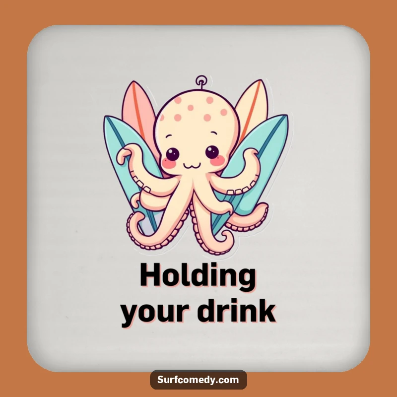 Funny Kawaii Octopus Coasters - Protect Surfaces with Tentacular Style