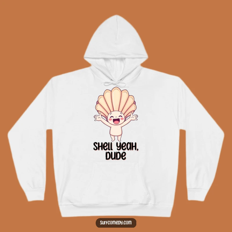 Funny Seashell Catcher Hoodie: Cozy Joy for Beachy Comfort