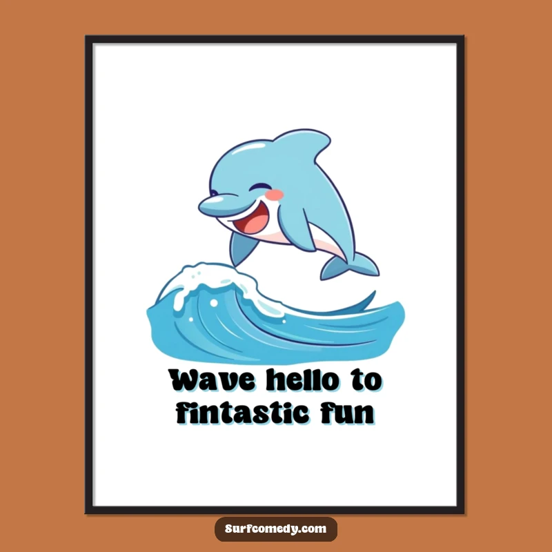 Laughing Dolphin Art: Free Printable Decor for Aquatic Fun!
