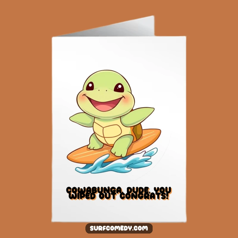 Sea Turtle Surf Congrats: Free Printable Card for Awesome News!