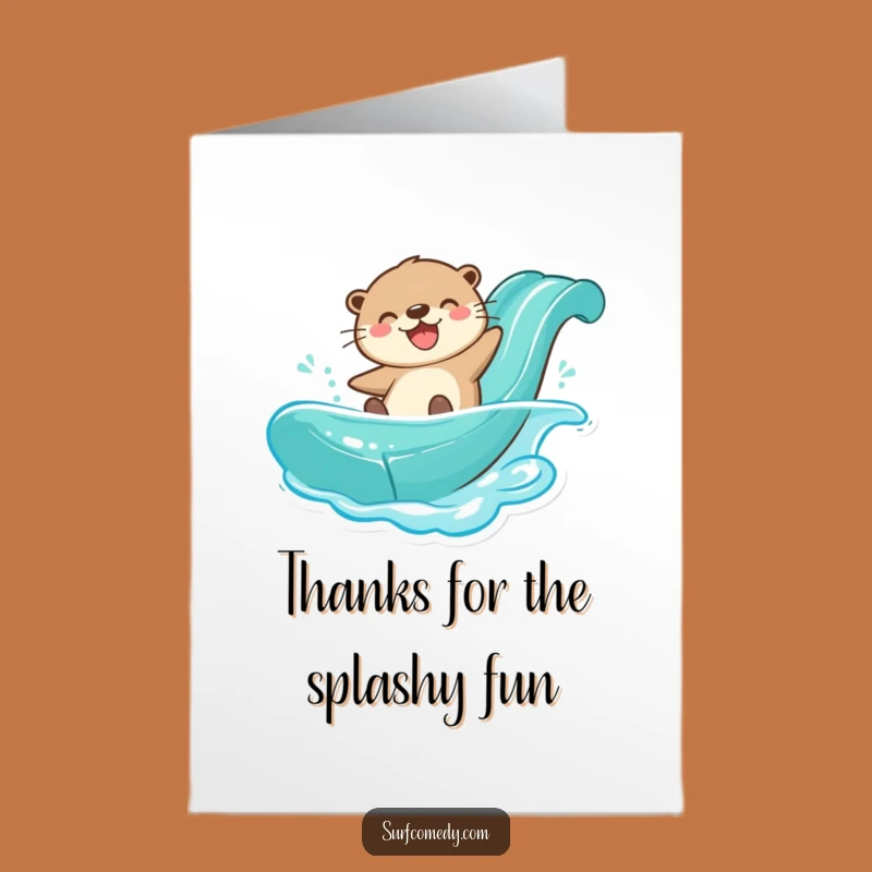 Free Printable Otter Thank You Card - Fun Downloadable for Expressing Gratitude