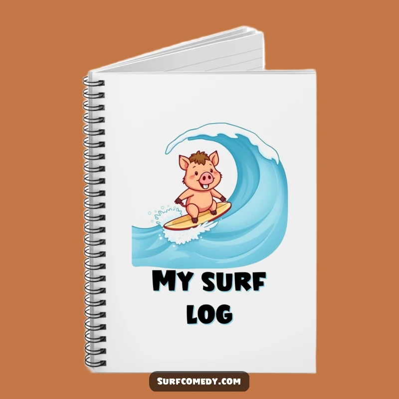 Funny Surfer Boar Notebook: Ride the Waves of Inspiration