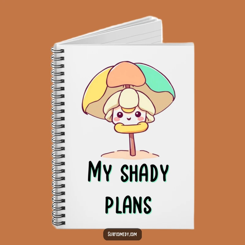 Funny Kawaii Beach Umbrella Notebook - Hilarious Journal for Sunny Ideas