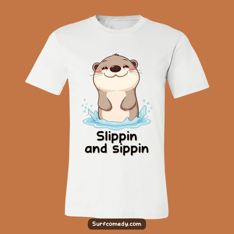 Funny Otter Splash T-Shirt: Hilarious Fun, Awesome Gift for Water Lovers!