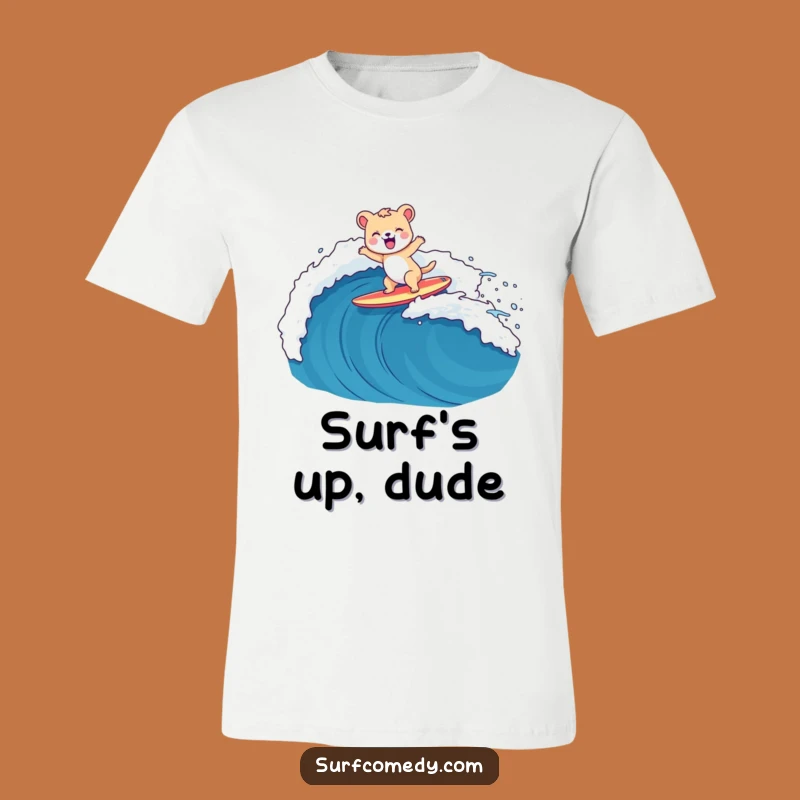Funny Surfer Animal T-Shirt: Epic Ride, Great Humorous Gift